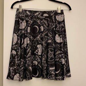 black craft cult skater skirt